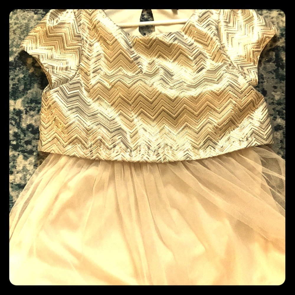 Stunning Sparkly sequin hearts girls dress